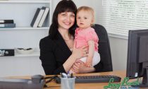 bringing baby to work